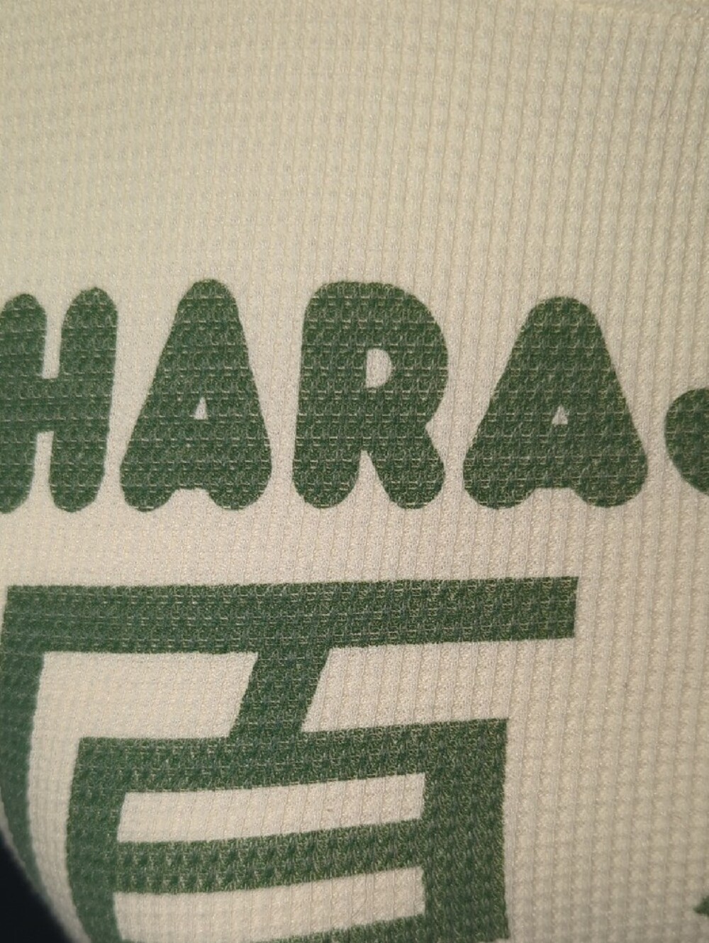 Y2K Harajuku Lovers L/S Cream Waffle Knit "Fatal Attraction To Cuteness" RARE - Picture 3 of 15